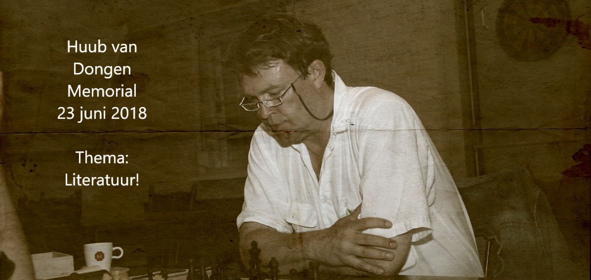 Literaire editie Huub van Dongen Memorial op 23 juni Literaire editie Huub van Dongen Memorial op 23 juni